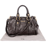 Miu Miu Classic Leather City Handbag