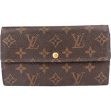 Louis Vuitton Canvas Monogram Sarah Wallet
