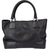 Loewe Black Leather Fusta Handbag