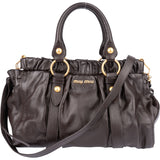 Miu Miu Classic Leather City Handbag