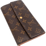 Louis Vuitton Canvas Monogram Sarah Wallet