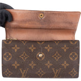 Louis Vuitton Canvas Monogram Sarah Wallet