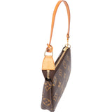 Louis Vuitton Canvas Monogram Pochette Mini Handbag