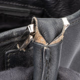 Loewe Black Leather Fusta Handbag