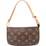 Louis Vuitton Canvas Monogram Pochette Mini Handbag