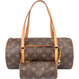 Louis Vuitton Canvas Monogram Papillon Set Handbag