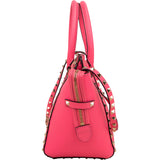 Valentino Garavani Neon Pink Leather Rockstud Handbag