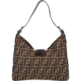 Fendi FF Monogram Baguette Shoulder Bag