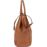 Prada Brown Calfskin Vitello Handbag