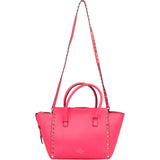 Valentino Garavani Neon Pink Leather Rockstud Handbag