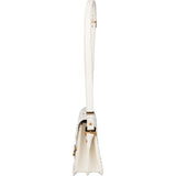 MCM White Visetos Monogram Patricia Crossbody Bag