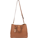 Prada Brown Calfskin Vitello Handbag