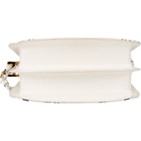 MCM White Visetos Monogram Patricia Crossbody Bag