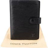 Louis Vuitton Noir Epi Leather Agenda PM