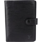 Louis Vuitton Noir Epi Leather Agenda PM
