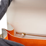 MCM White Visetos Monogram Patricia Crossbody Bag