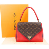 Louis Vuitton Canvas Monogram Double V Rubis Handbag