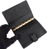 Louis Vuitton Noir Epi Leather Agenda PM