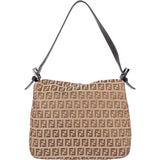 Fendi FF Monogram Baguette Buckle Handbag