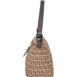 Fendi FF Monogram Baguette Buckle Handbag