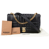 Burberry Quilted Leather Lola Crossbody Bag