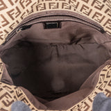 Fendi FF Monogram Baguette Buckle Handbag