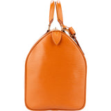 Louis Vuitton Cognac Epi Leather Keepall 45