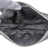 Prada Black Triangle Nylon Shoulder Bag