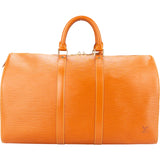 Louis Vuitton Cognac Epi Leather Keepall 45