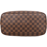 Louis Vuitton Damier Ebene Monogram Neverfull MM Shopper Handbag