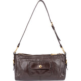 Prada Brown Leather Shoulder Bag