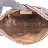 Prada Brown Leather Shoulder Bag