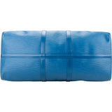 Louis Vuitton Bleu Epi Leather Keepall 55