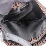 Fendi FF Monogram Baguette Buckle Shoulder Bag