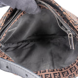 Fendi FF Monogram Baguette Buckle Shoulder Bag