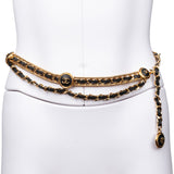 Chanel Rare Golden CC Ornament Belly Chain (80)