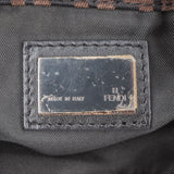 Fendi FF Monogram Baguette Buckle Shoulder Bag