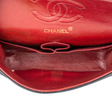 Chanel Quilted Lambskin 24K Gold Small Double Flap Crossbody Bag