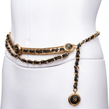 Chanel Rare Golden CC Ornament Belly Chain (80)