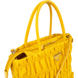 Prada Yellow Tessuto Triangle Handbag