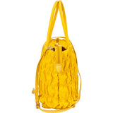 Prada Yellow Tessuto Triangle Handbag