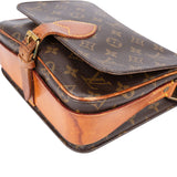 Louis Vuitton Canvas Monogram Cartouchiere MM Crossbody Bag