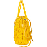 Prada Yellow Tessuto Triangle Handbag