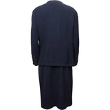 Chanel Blue Tweed Costume Set (DE46 /FR48)