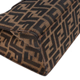 Fendi FF Monogram Baguette Buckle Shoulder Bag
