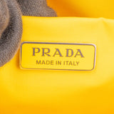 Prada Yellow Tessuto Triangle Handbag