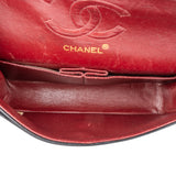 Chanel Quilted Lambskin 24K Gold Small Double Flap Crossbody Bag