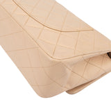 Chanel Quilted Lambskin 24K Gold Medium Double Flap Crossbody Bag