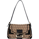 Fendi Limited FF Monogram Mini Baguette Mamma Handbag