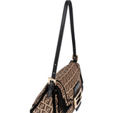 Fendi Limited FF Monogram Mini Baguette Mamma Handbag